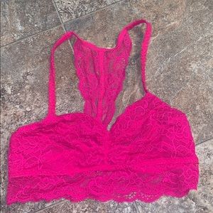 PINK bralette (M(
